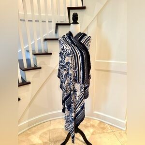 Nautical Shell Print Scarf